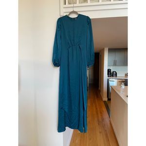Long silk dress